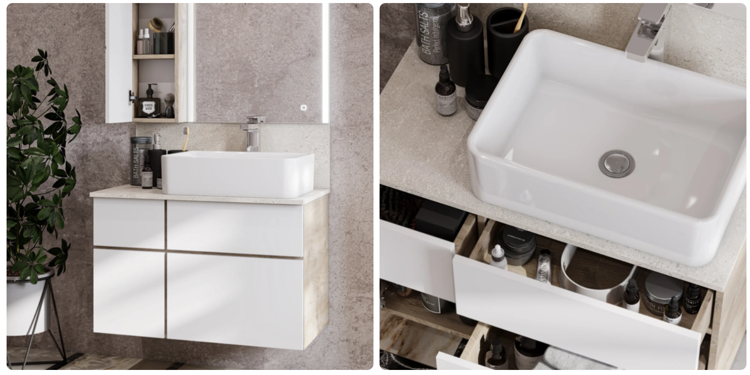 столешница в ванную комнату