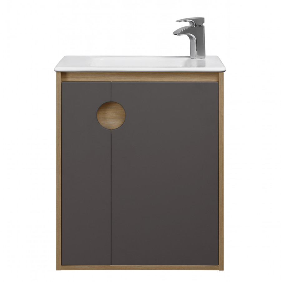 Тумба под раковину AQUATON Анси 60, шоколад 1A246101APR30