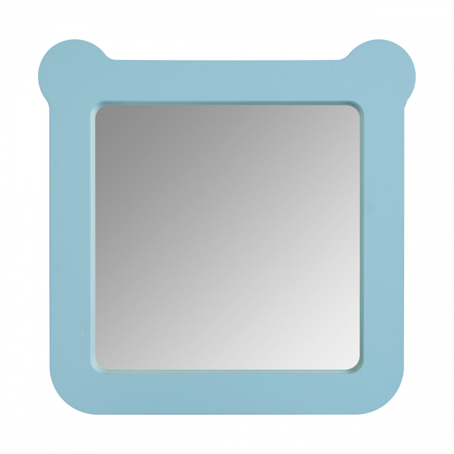 Зеркало AQUATON Каспер Мишка квадратное голубое матовое 1A283402CR0E0