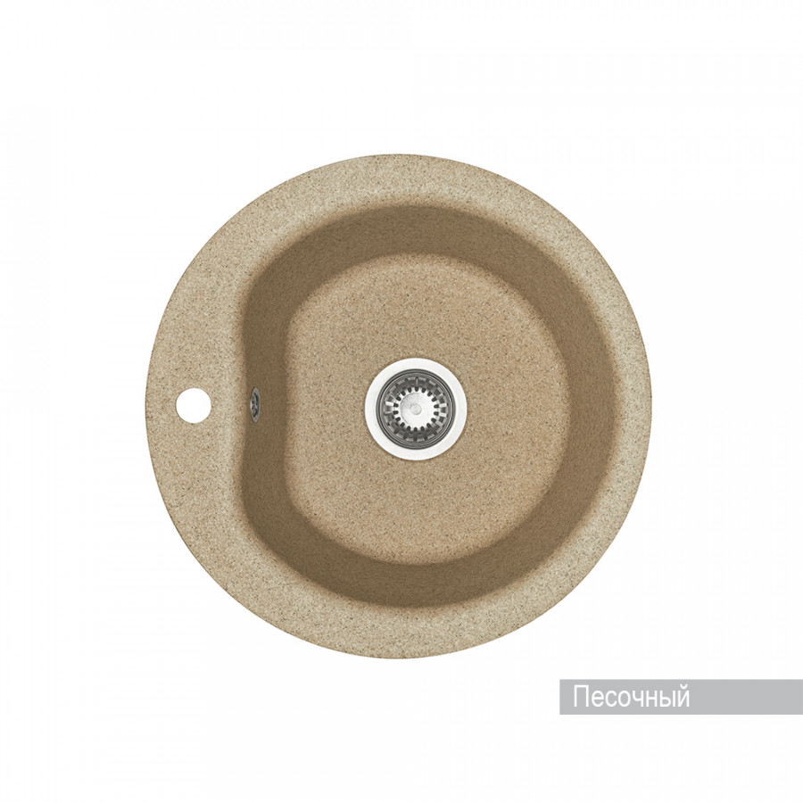 Мойка для кухни AQUATON Мида круглая песочная 1A712732MD220