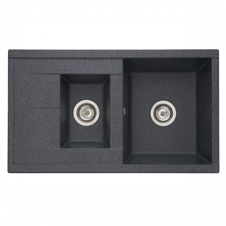 Мойка для кухни AQUATON Делия 87 графит 1A716232DE210