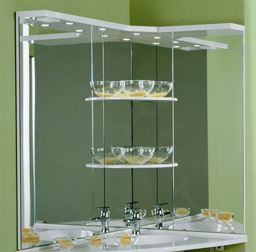 Зеркало AQUATON КОРНЕР угловое, правое, 1A052902KR01R