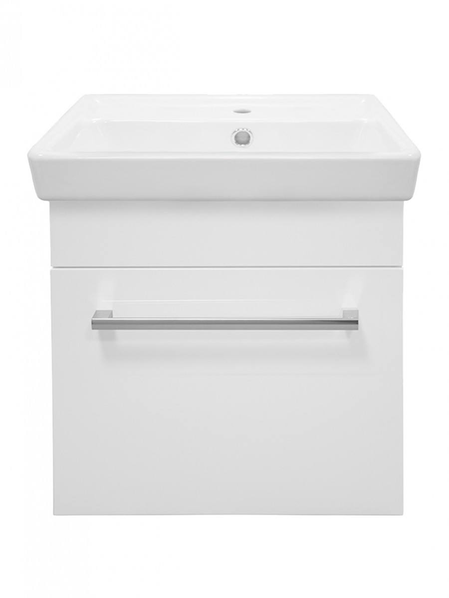 Тумба под раковину AQUATON Поль 50 белый 1A263701PF010