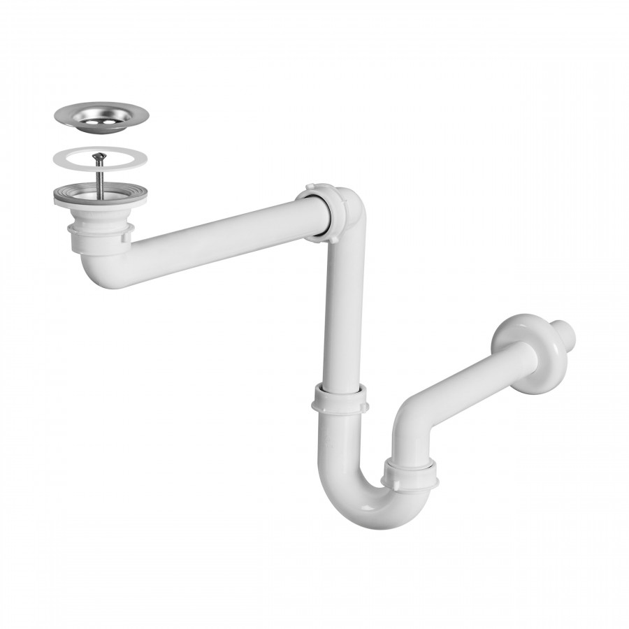 Сифон AQUATON для раковины местосберегающий 1A282705XX000