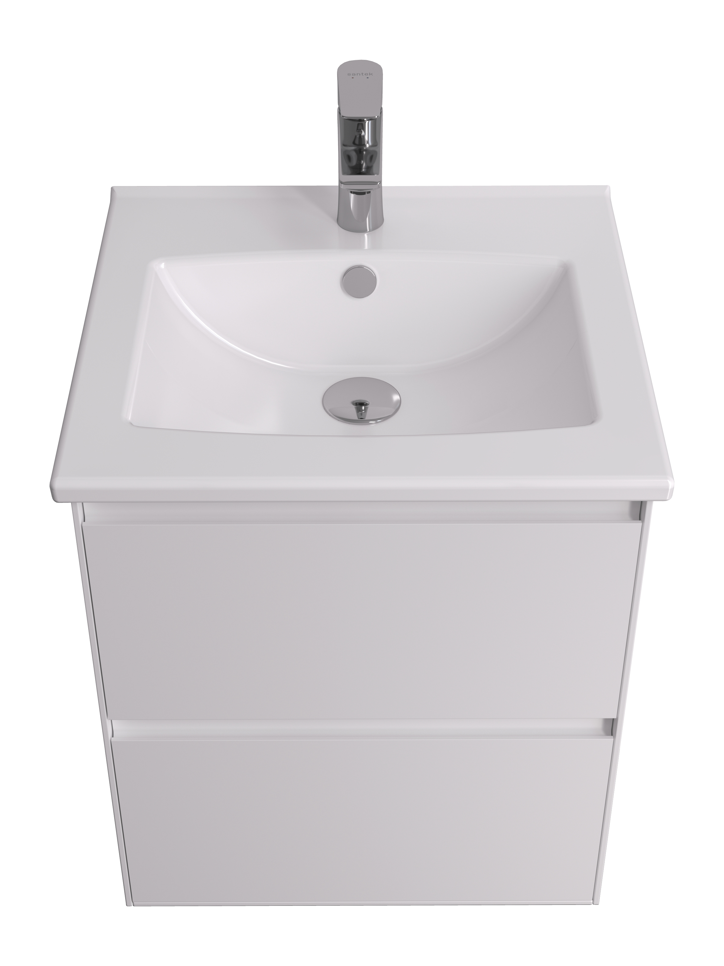 Тумба под раковину AQUATON Люмин 50 белый матовый 1A294101A52B0