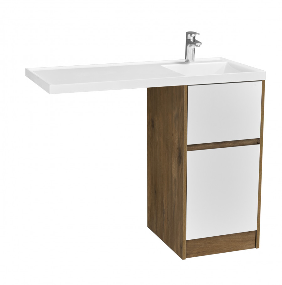 Фасад тумбы под раковину AQUATON Лондри 40 к-т Белый 1A274901LH010