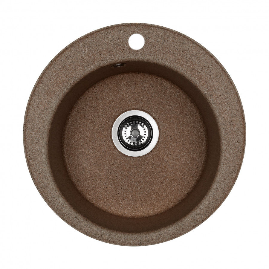 Мойка для кухни AQUATON Шелли круглая терракотовый 1A734732SS270