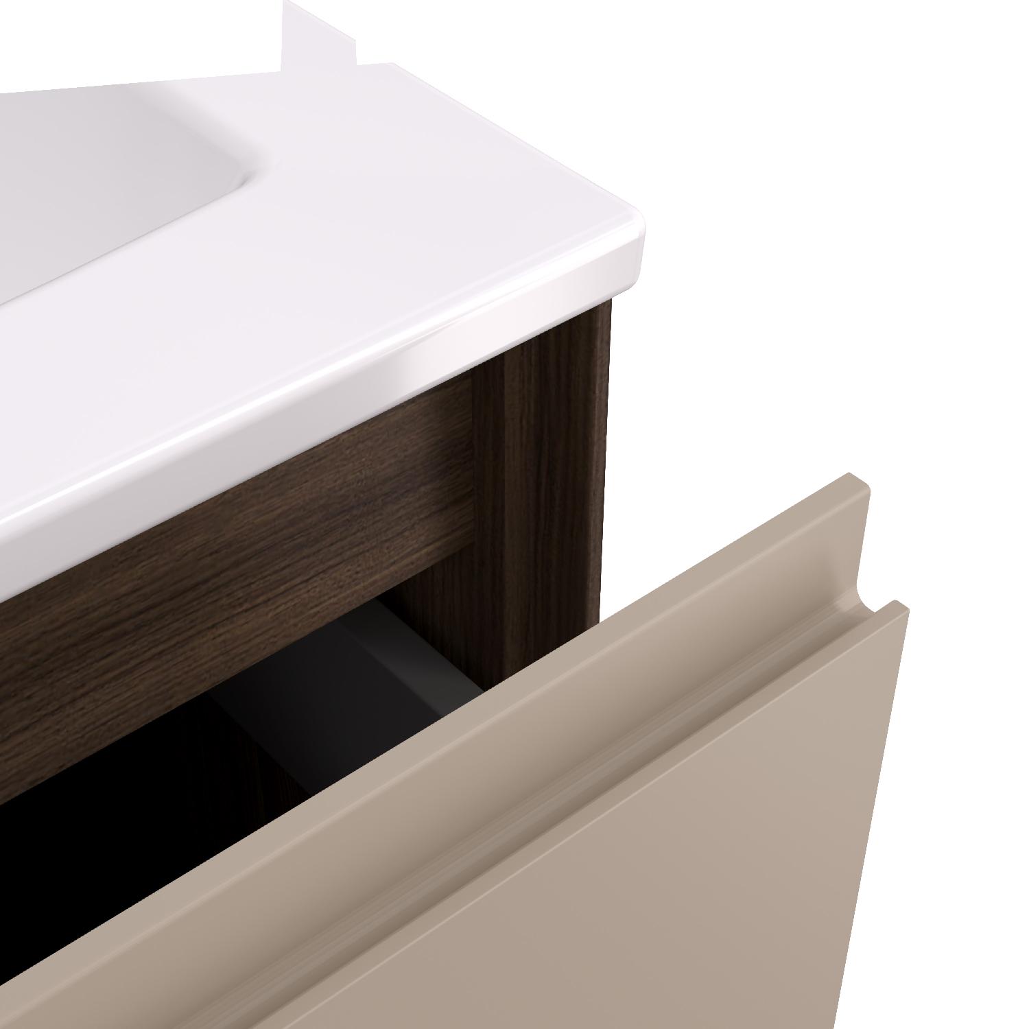 Тумба под раковину AQUATON Люмин 75 орех франклин/капучино 1A294001A5OK0