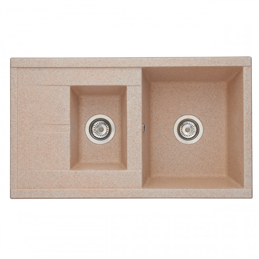 Мойка для кухни AQUATON Делия 87 песочный 1A716232DE220