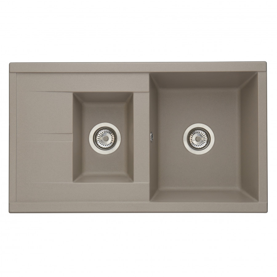 Мойка для кухни AQUATON Делия 87 серый шёлк 1A716232DE250