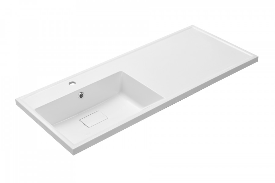 Раковина AQUATON Лайн 1200 левая, белая 1A72863KLF01L