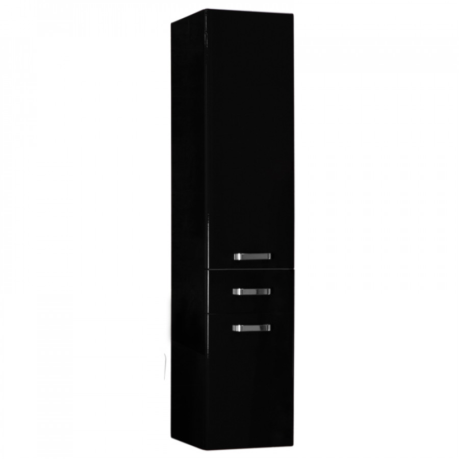 Шкаф - колонна AQUATON Америна черныц глянец, 1A135203AM950