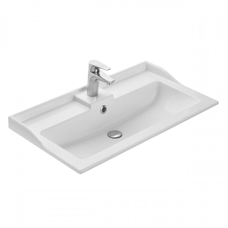 Раковина AQUATON Фабиа 80 белая 1A708031FB010