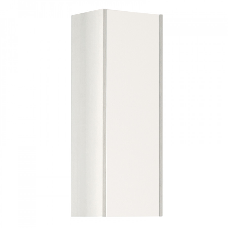 Шкаф навесной AQUATON Йорк одностворчатый белый, выбеленное дерево 1A171403YOAY0