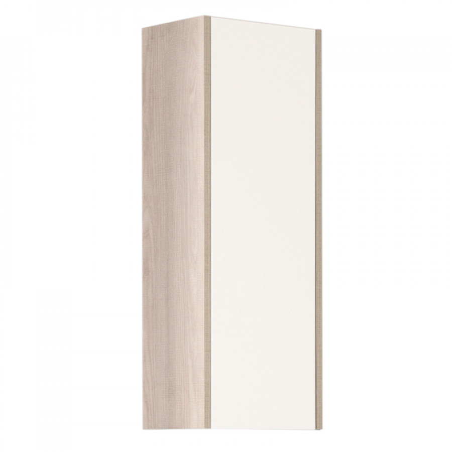 Шкаф навесной AQUATON Йорк одностворчатый белый, ясень фабрик 1A171403YOAV0