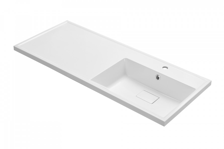 Раковина AQUATON Лайн 1200 правая, белая 1A72083KLF010