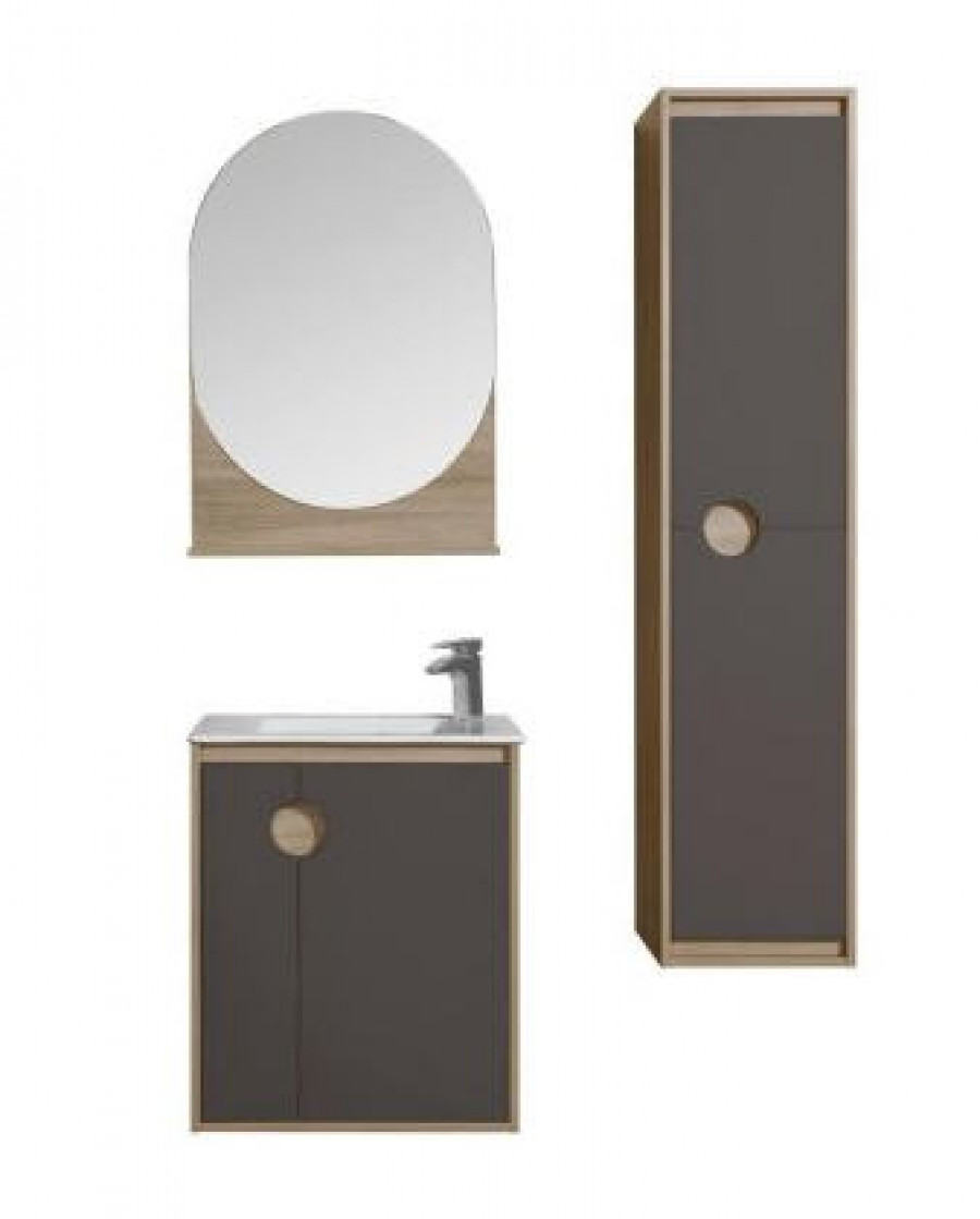 Шкаф - колонна AQUATON Анси, шоколад 1A246303APR30