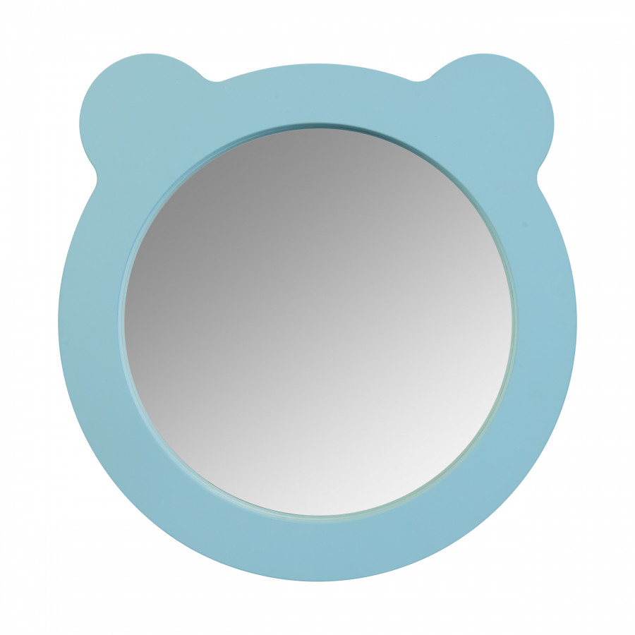 Зеркало AQUATON Каспер Мишка круглое голубое матовое 1A283302CR0E0