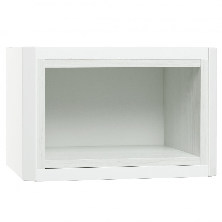 Шкаф навесной AQUATON Брук открытый, дуб латте, 1A202603BCDL0