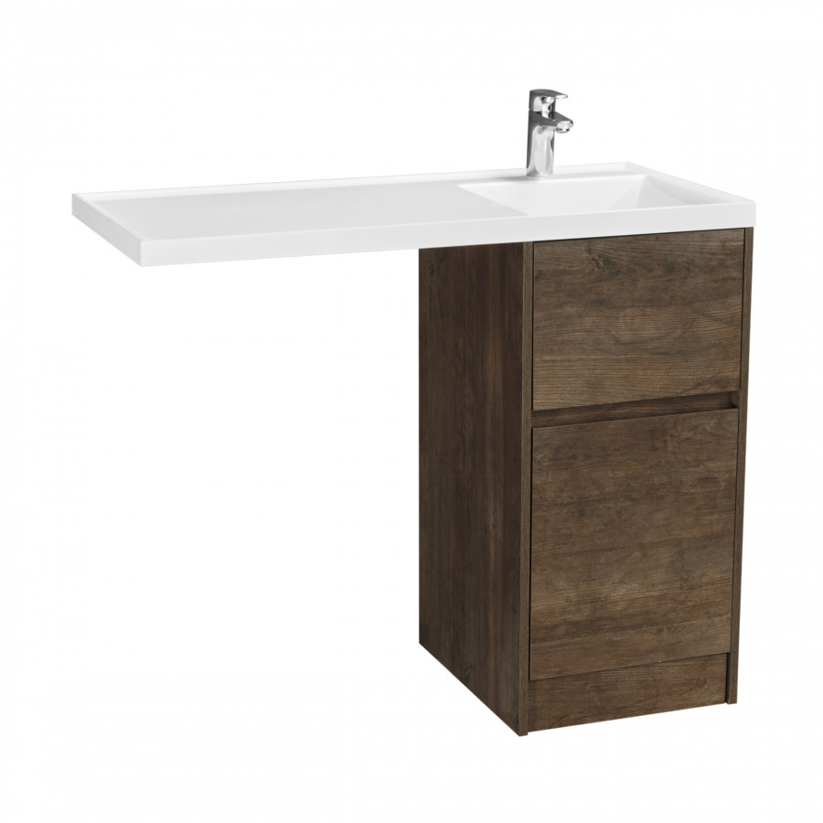 Фасад тумбы под раковину AQUATON Лондри 40 к-т Дуб Кантри 1A274901LHDY0