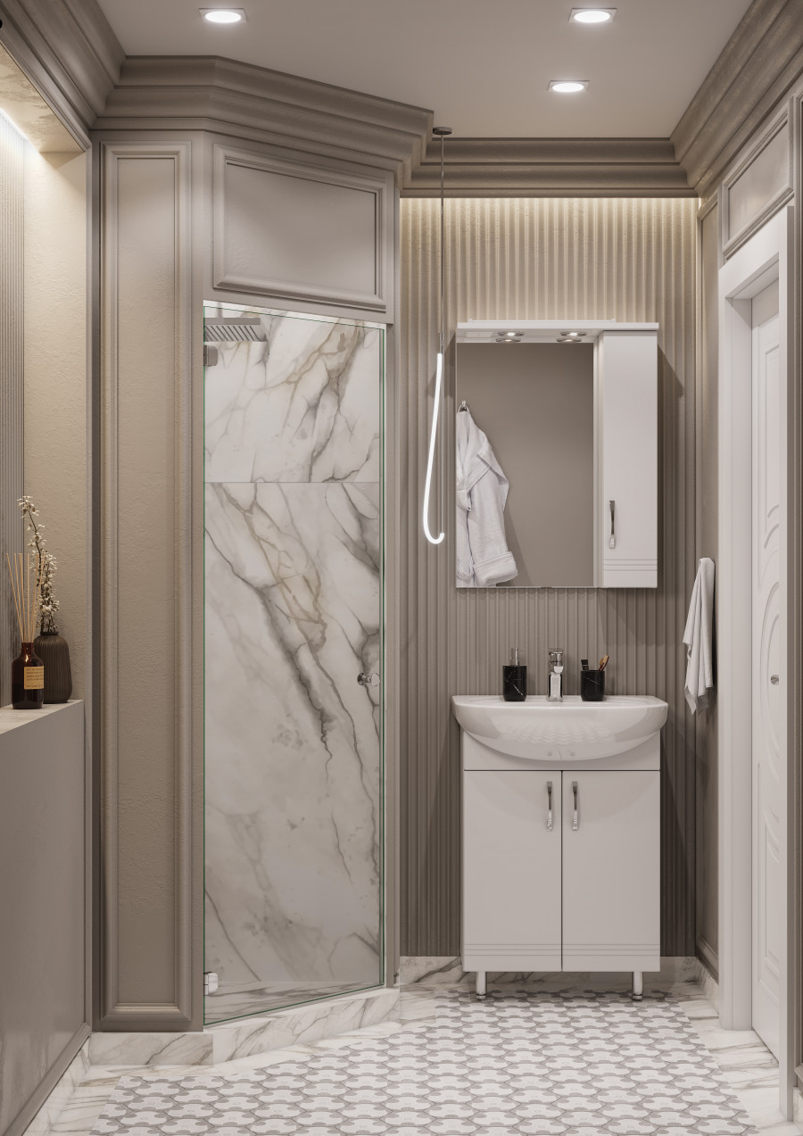 Тумба под раковину AQUATON Онда 60 белый 1A122801ON010