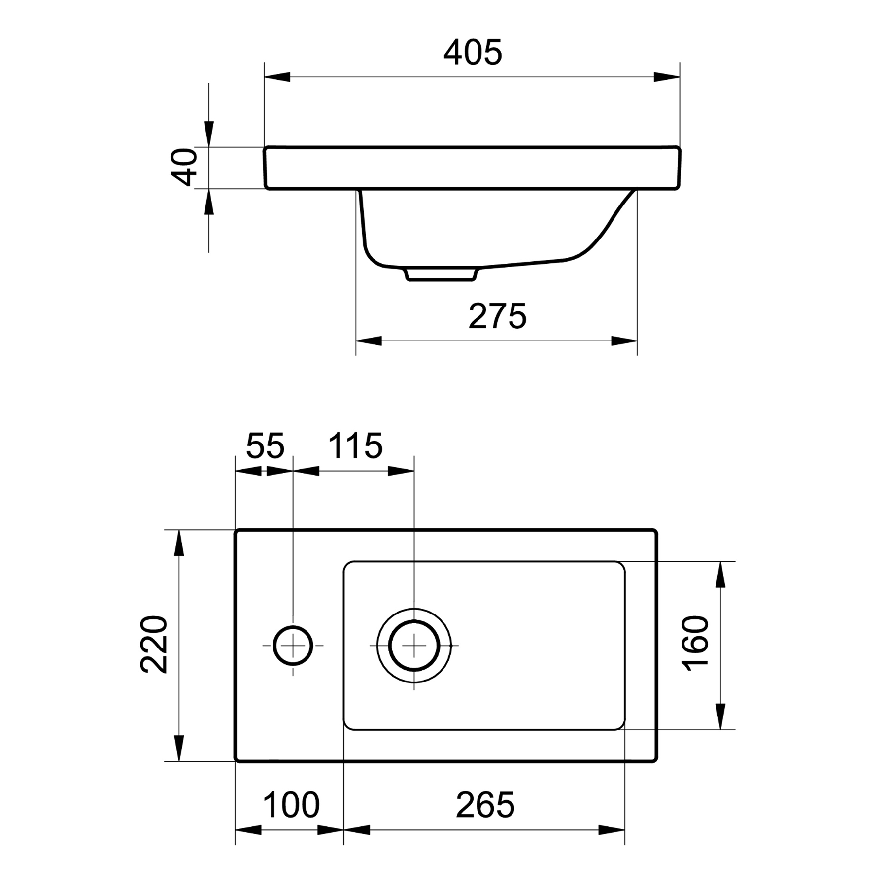 Комплект тумбы AQUATON Тори 40 белый глянец, раковины Миранда 40, 1A286901TO010