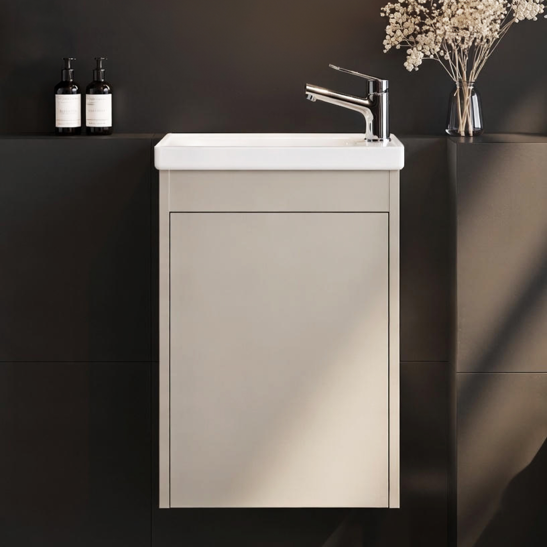 Комплект тумбы AQUATON Тори 40 капучино, раковины Миранда 40, 1A286901TO4A0