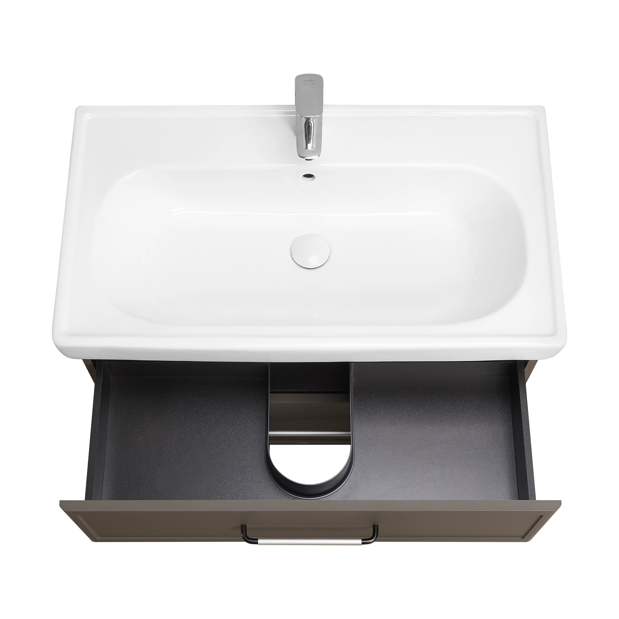 Тумба под раковину AQUATON Нео-Классика 65 2 ящика, мускат 1A290101NCR30