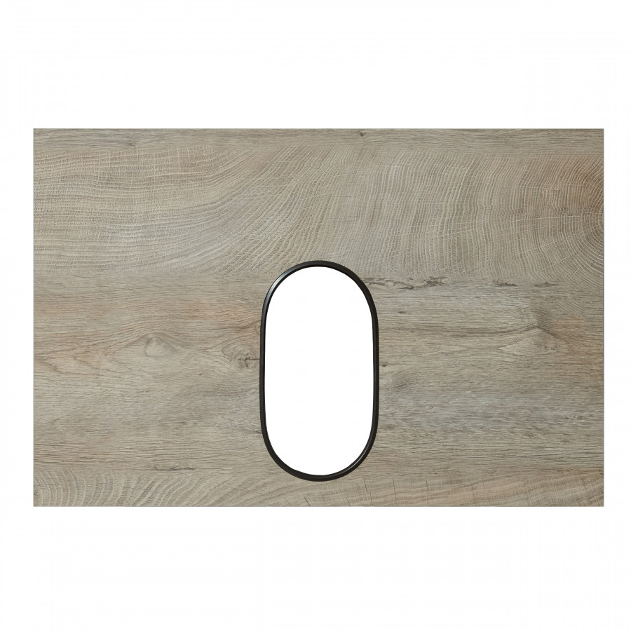 Столешница под раковину AQUATON Лофт Фабрик 65 дуб эндгрейн ВЛДСП 1A242903LTDU0