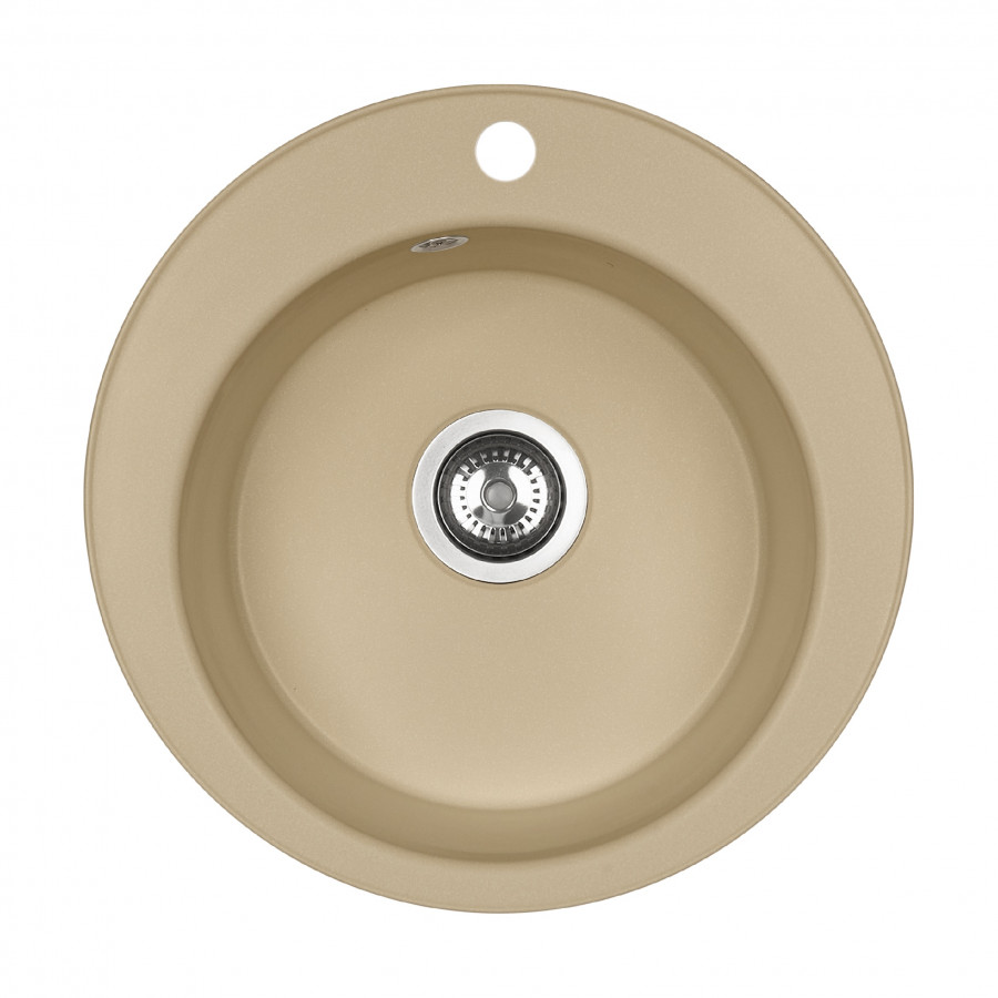 Мойка для кухни AQUATON Шелли круглая латте 1A734732SS260