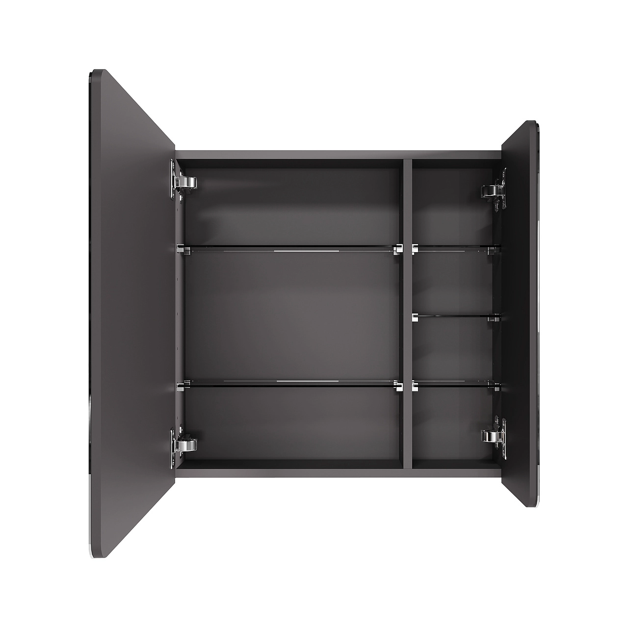 Зеркальный шкаф AQUATON Ар-Деко 65 серый кобальт 1A291602DD8D0