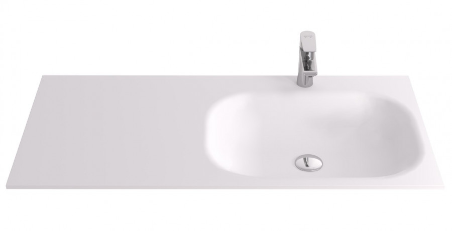 Раковина AQUATON Бланш 105 белая правая 1A742031B101R