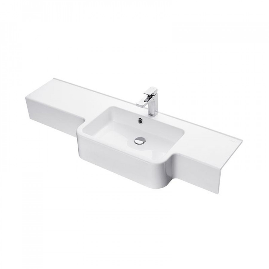 Раковина AQUATON Отель B 129 правая белая 1A709931PI01P