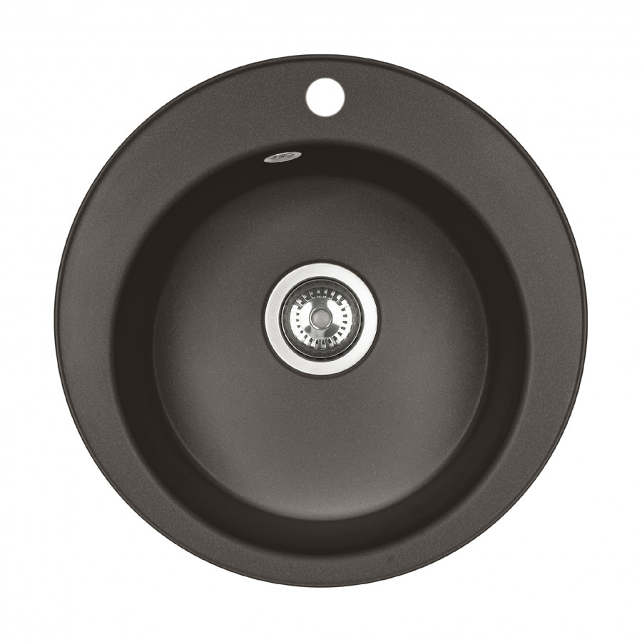 Мойка для кухни AQUATON Шелли круглая кофе 1A734732SS280