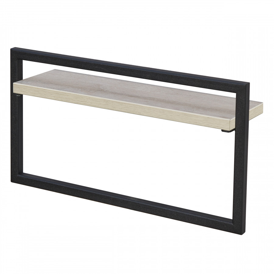 Полка AQUATON Лофт Урбан с полотенцедержателем, дуб орегон 1A255403LQX50