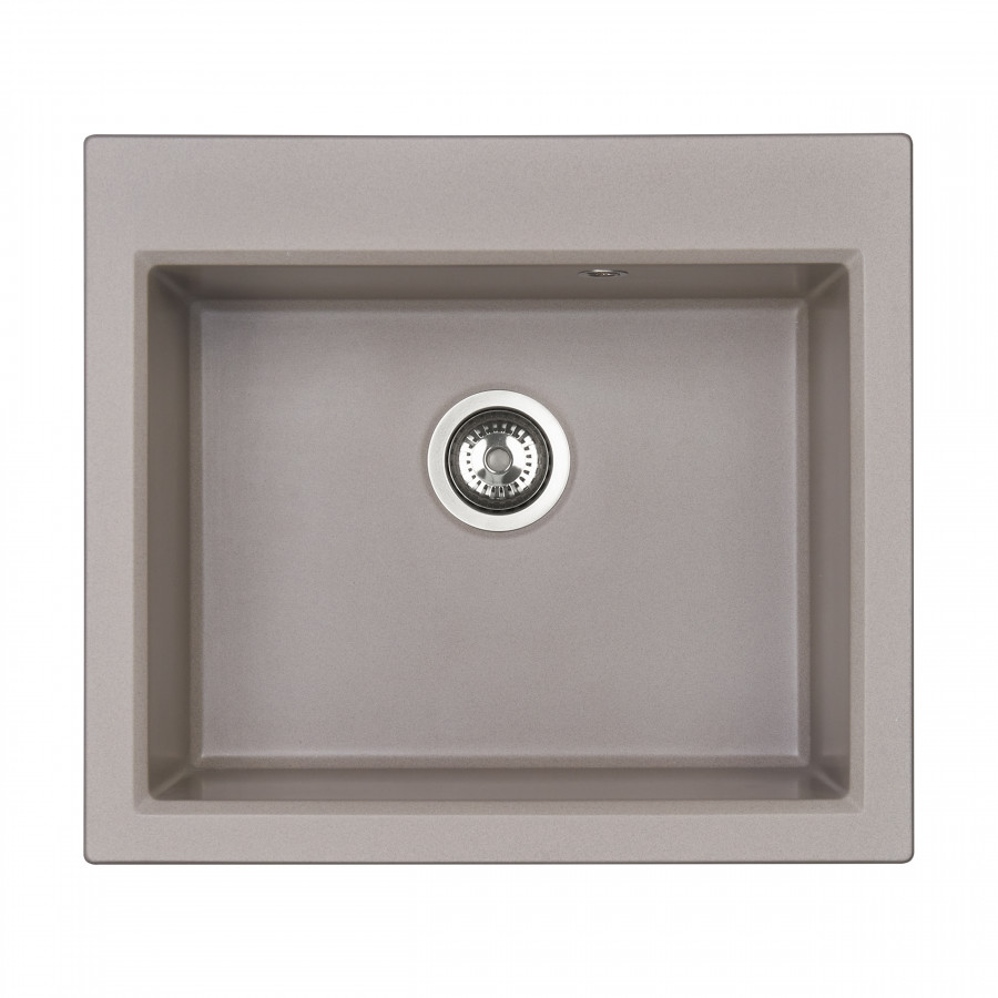 Мойка для кухни AQUATON Линеа 58 серый шёлк 1A733032LW250