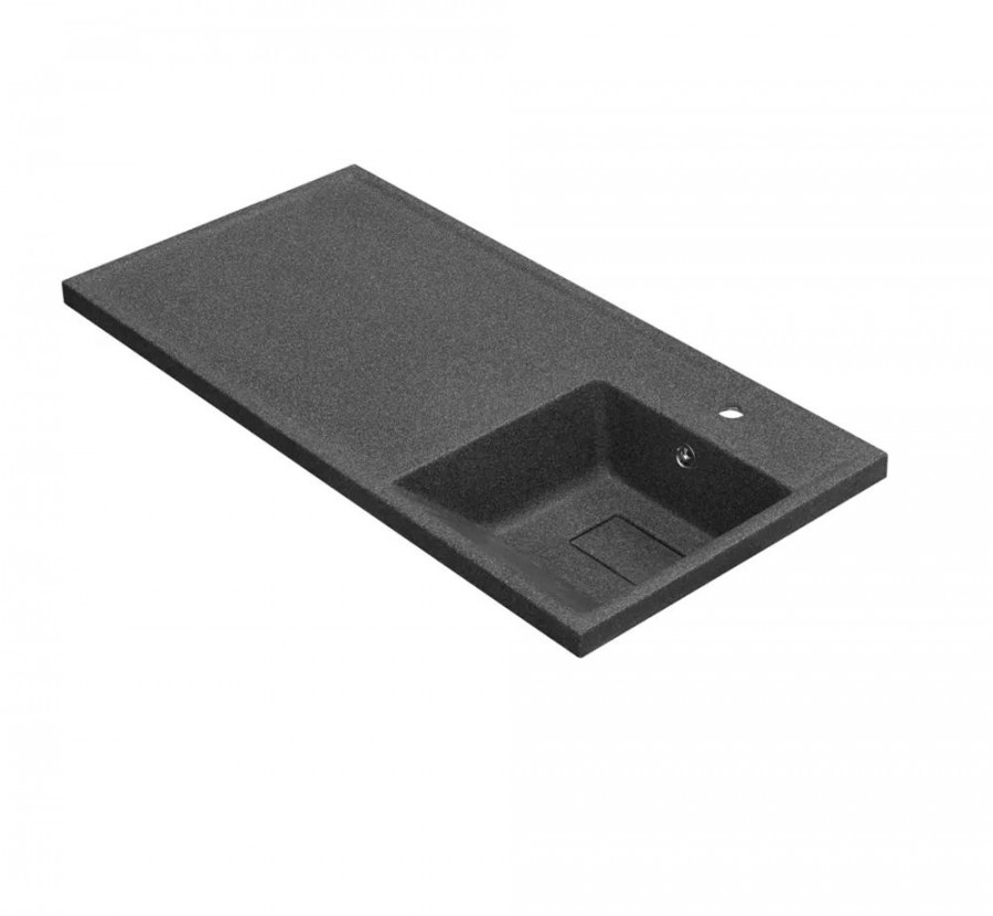 Раковина AQUATON Лайн 1000 правая, графит 1A72073KLF21R