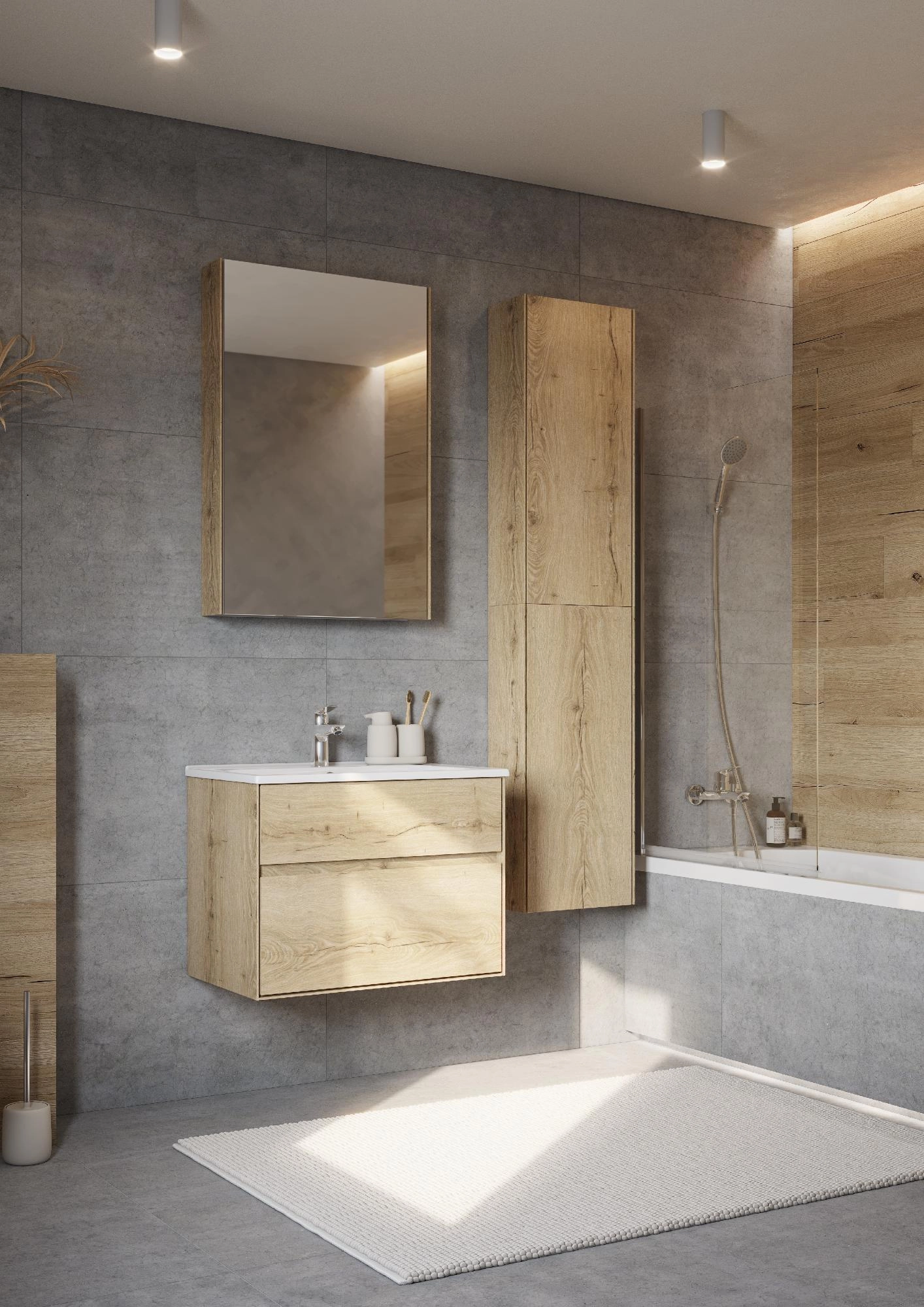 Раковина Santek Элина 75 отверстие под смеситель 1WH501619