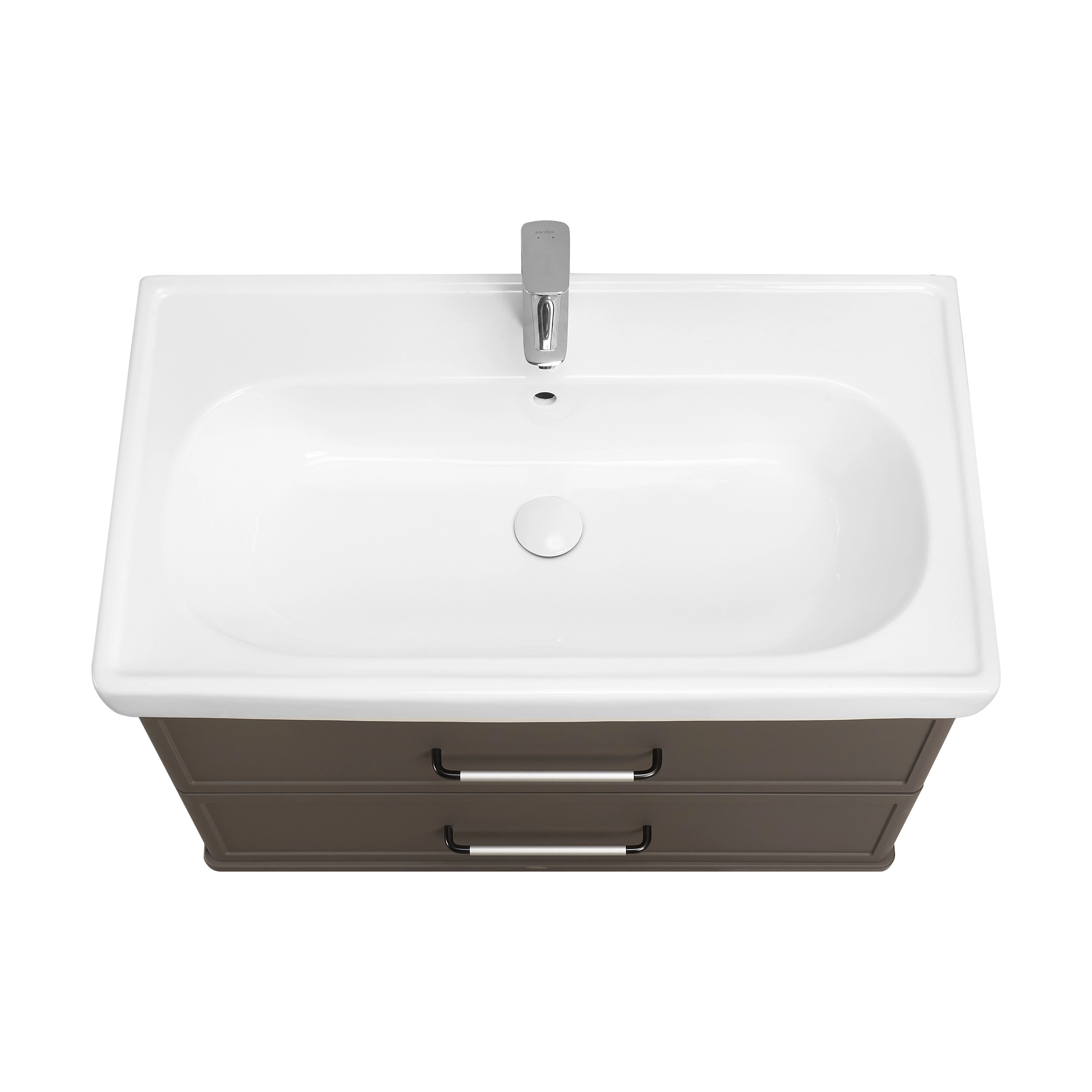 Тумба под раковину AQUATON Нео-Классика 65 2 ящика, мускат 1A290101NCR30