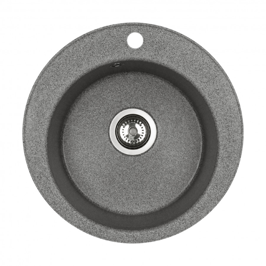 Мойка для кухни AQUATON Шелли круглая серый 1A734732SS230