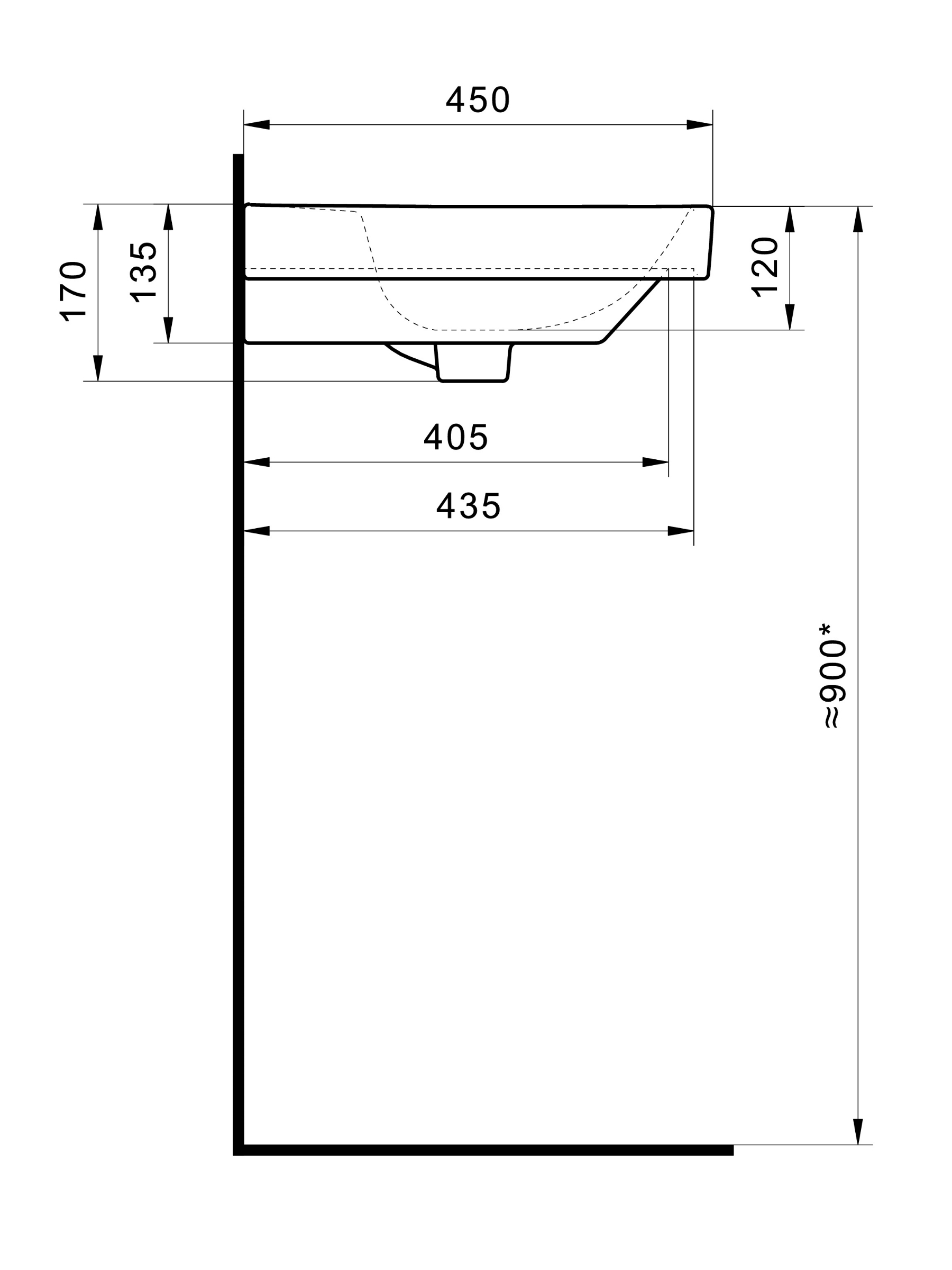 Комплект тумбы AQUATON Юнит 55 антрацит, раковины Адриана 55, 1A288201UN820