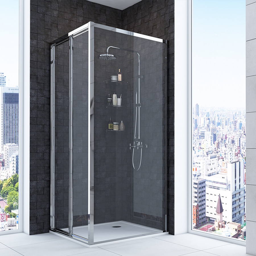 Душевое ограждение AQUATON Prima складн 90х90х190, 1AX012SSXX000