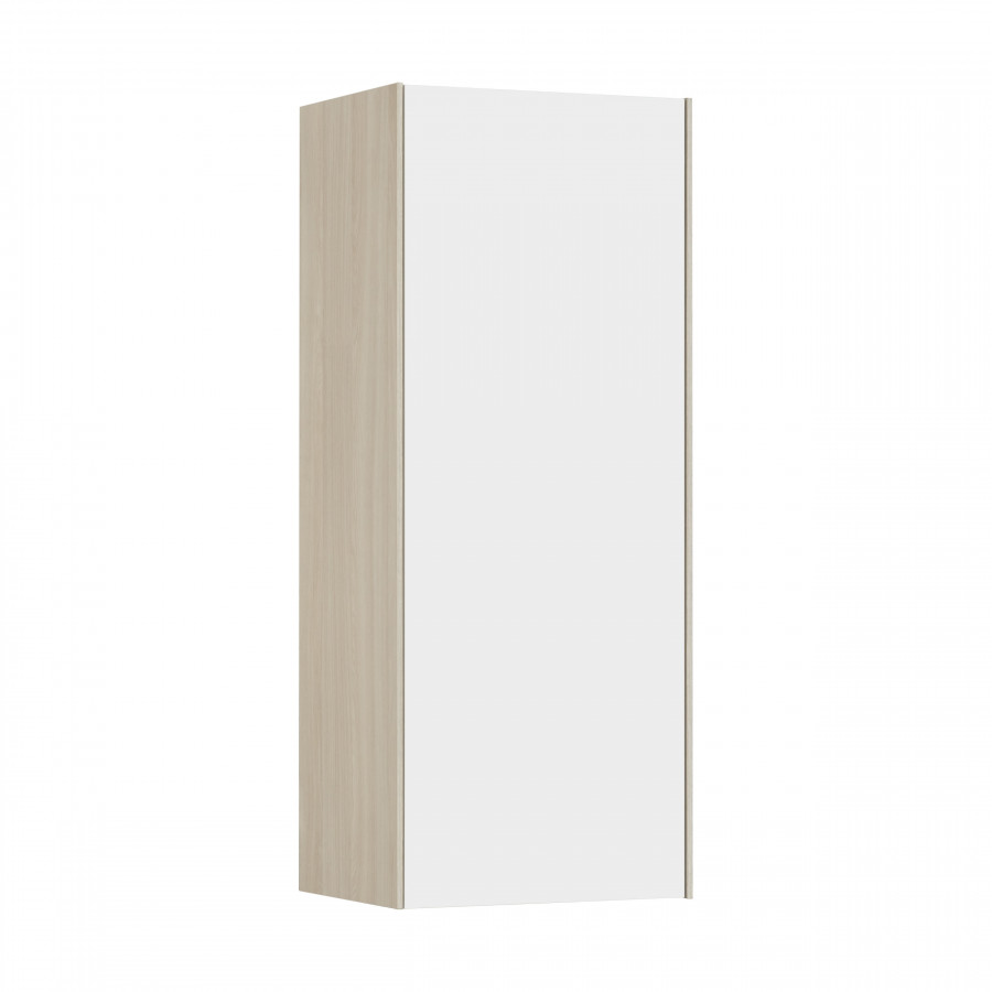 Шкаф навесной AQUATON Асти белый глянец, ясень шимо 1A262903AX010