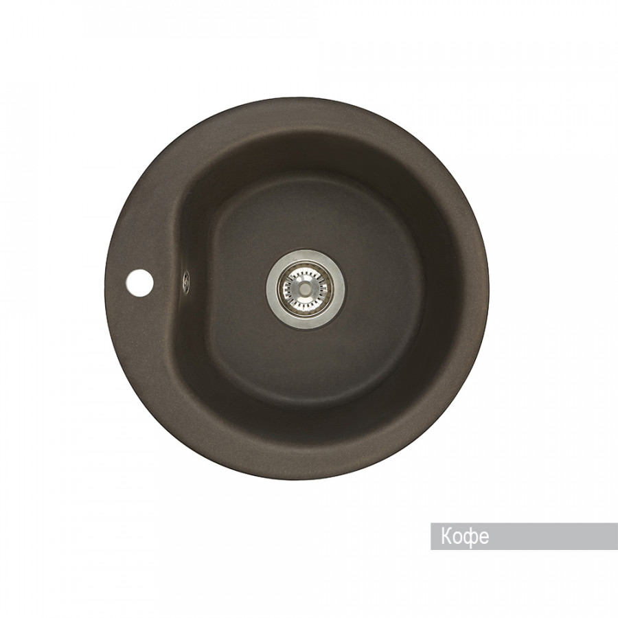 Мойка для кухни AQUATON Мида круглая кофе 1A712732MD280