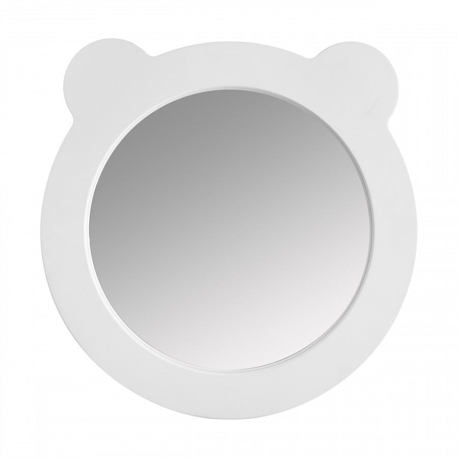 Зеркало AQUATON Каспер Мишка круглое белое матовое 1A283302CRE20