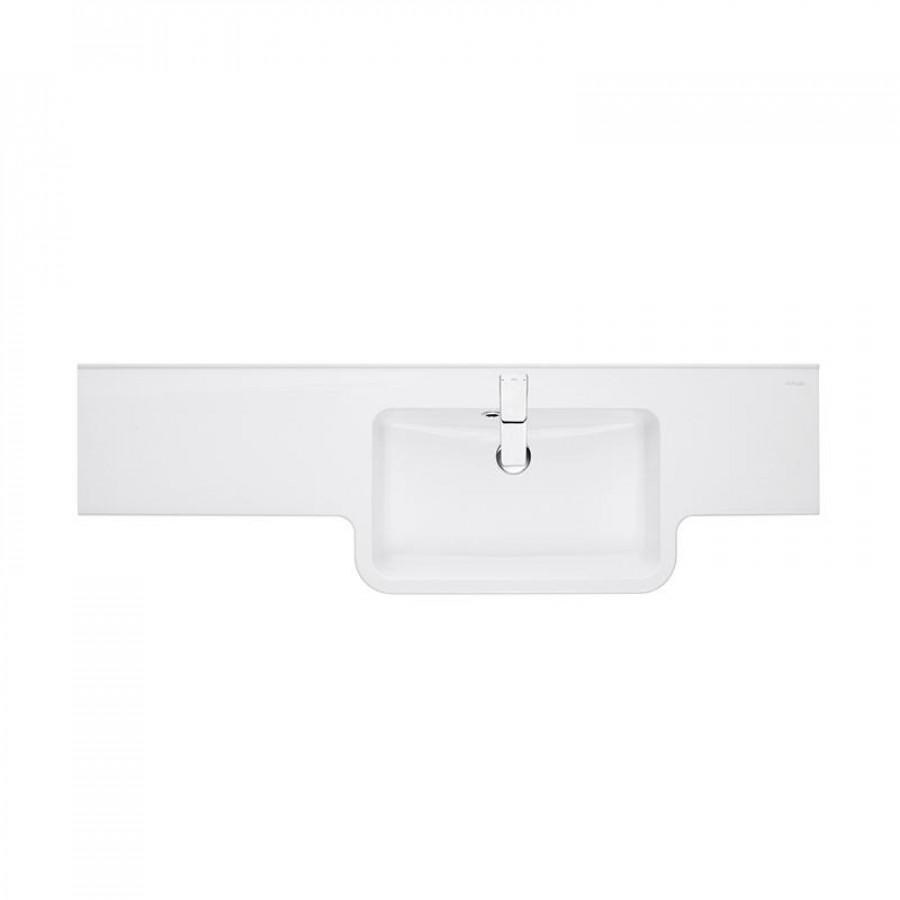Раковина AQUATON Hotel B 129 правая белая 1A709931PI01P