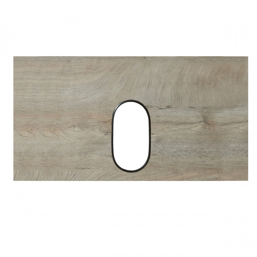 Столешница под раковину AQUATON Лофт Фабрик 80 дуб эндгрейн ВЛДСП 1A243003LTDU0