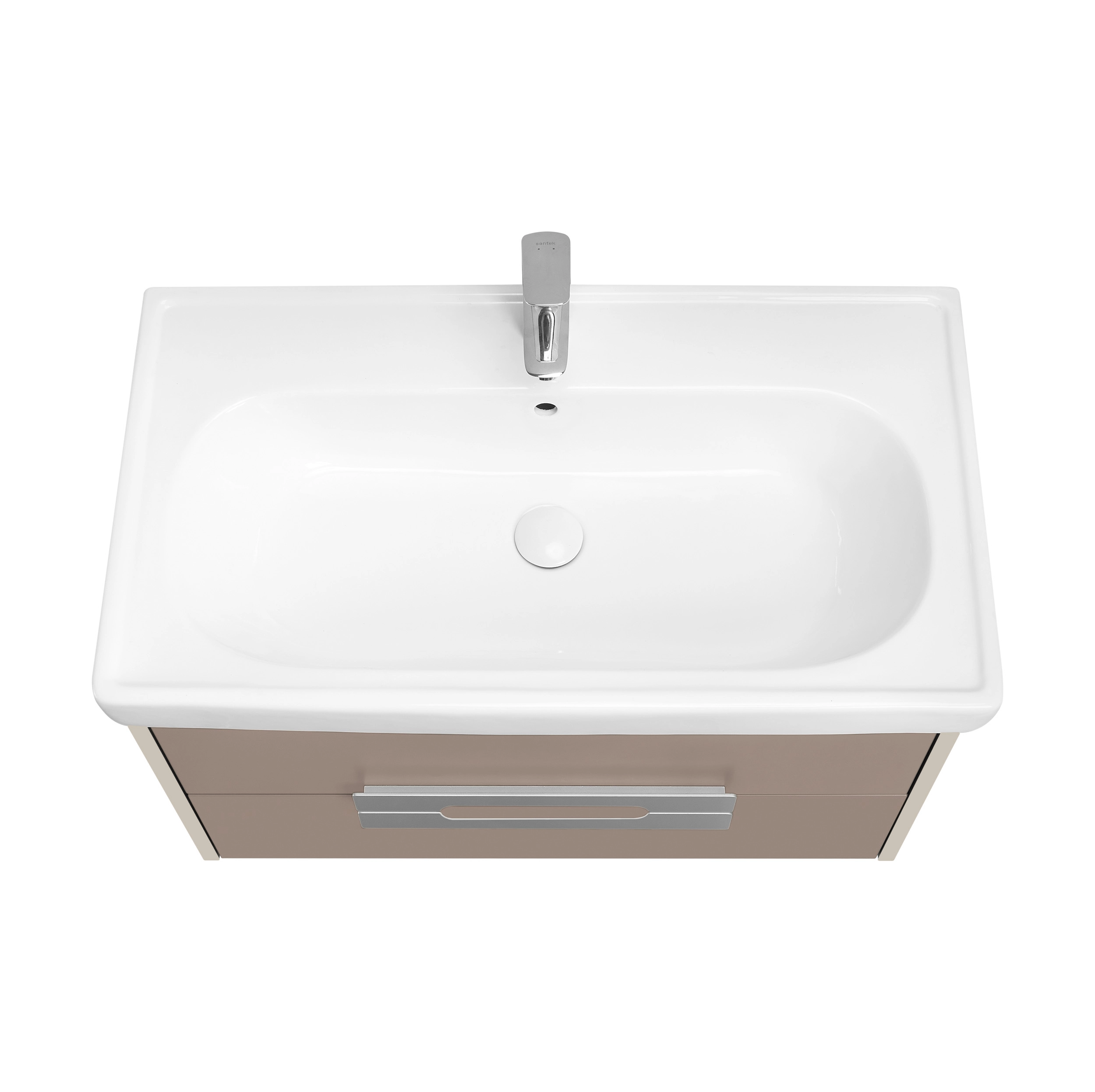 Тумба под раковину AQUATON Ар-Деко 65 2 ящика, кашемир 1A291401DD6E0