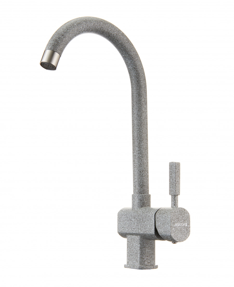 Смеситель AQUATON Лиам серый 1AX003FCXX230