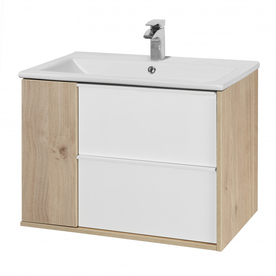 Тумба под раковину AQUATON Бостон 75 дуб эврика 1A252601BN010